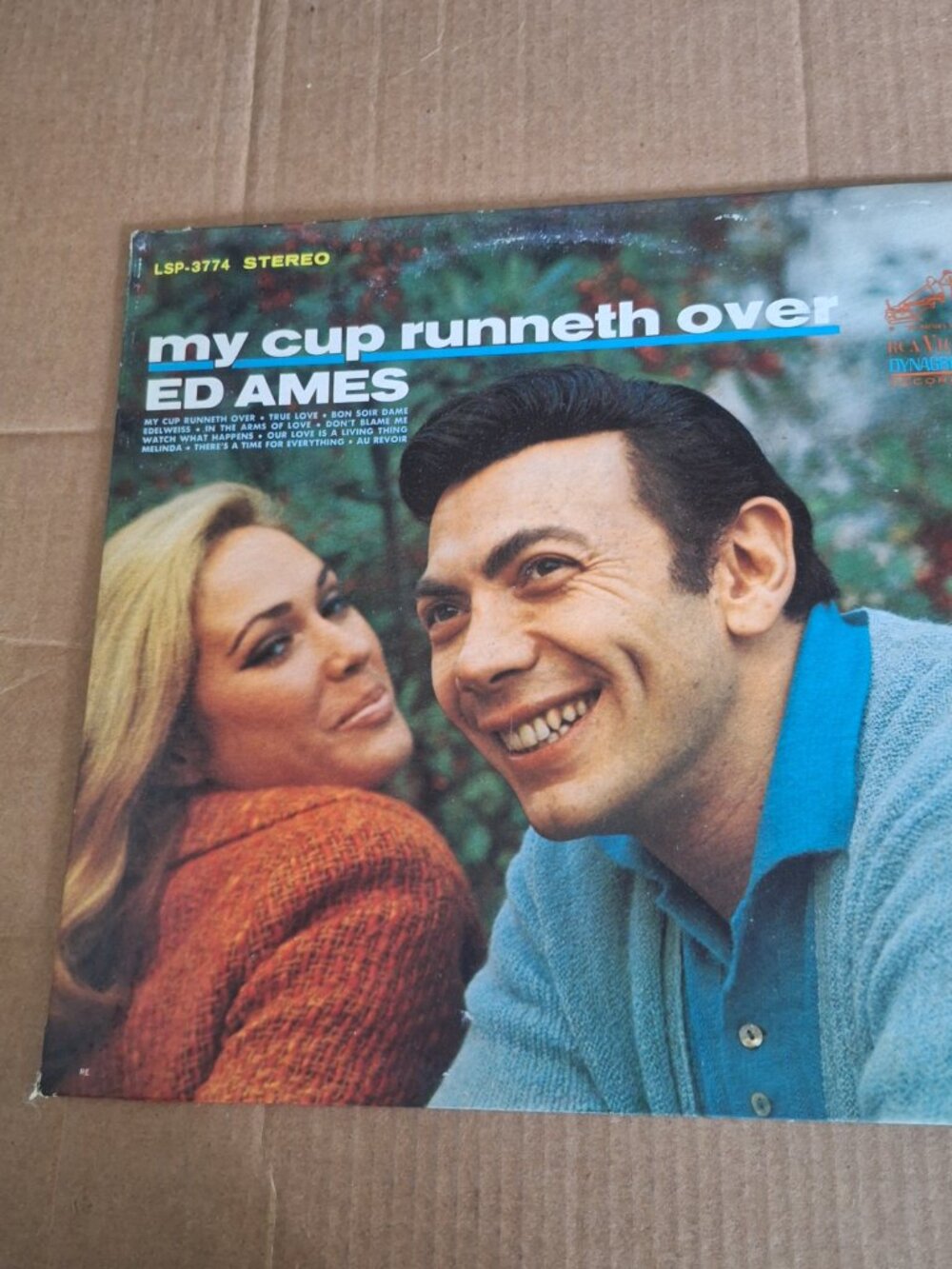 ed ames my cup runneth over lp record